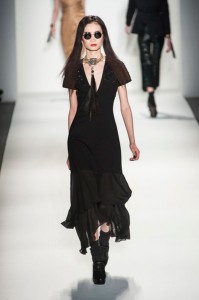 Ruffian Fall 2013 
Bohemian Big Black Dress